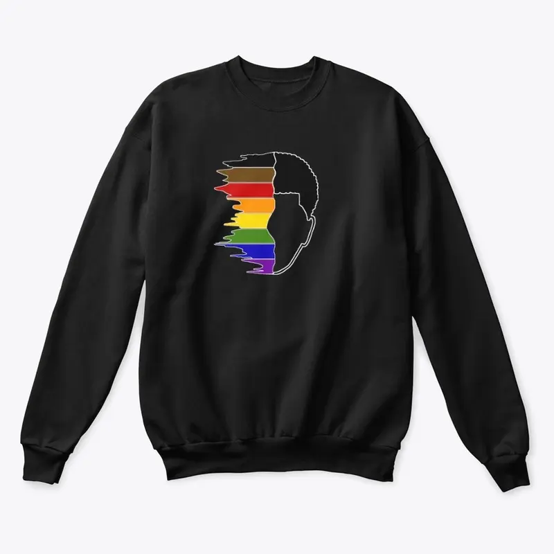 Rainbow Face Sweatshirt (Crew)